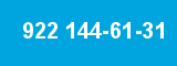 922 144-61-31